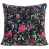 EYES OF INDIA - 24" Black Velvet Bird Throw Sofa