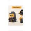 Ingco Tool Backpack,Tool Bag with Laptop Compartment, Professional Multifunction