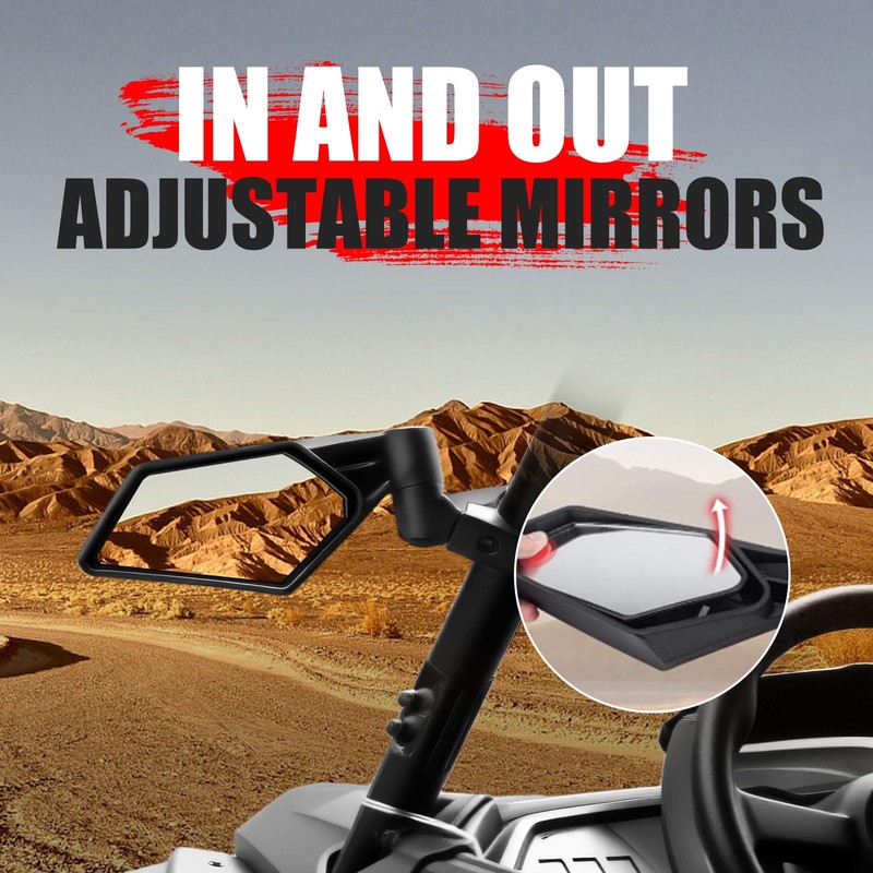 XATVXUTV UTV Side Mirror Fit for Honda Talon 1000 Accessories,