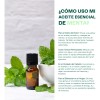 Aceite Esencial De Menta Piperita 10 Ml, Aromaterapia, Spa