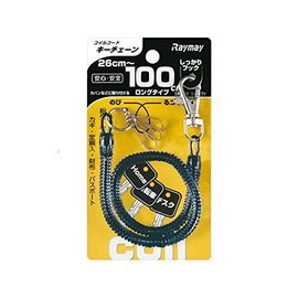 [レイメイ藤井] コイルキーチェーン コイルキーチェン キッズ ブラック