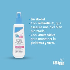Sebamed Baby Agua de Colonia ? 250ml - Sin Alcohol y con pH 5,5. Ideal para bebés y niños. Refresca y suaviza la piel del bebé, 0.1 kilograms, 250 mililitro, 1