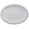 ic-022-01 Tableware East Dot Oval Plate, 9.4 inches (24 cm),