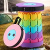 Telescopic Stool Rainbow Portable Retractable Collapsible Stools for Camping Fishing