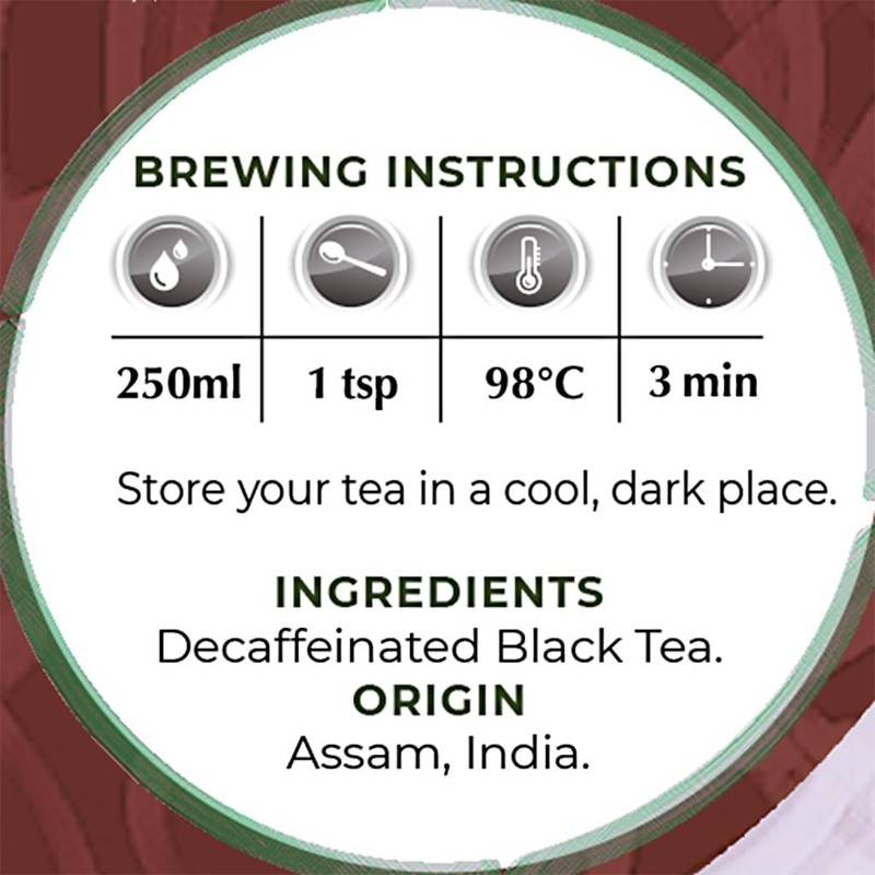 The Exotic Teapot - Assam Decaf Tea, 150g Pouch, Premium