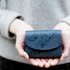 Vincent Crafted, Tochigi Leather, Paisley, Tri-Fold Middle Wallet, Manuel, Mini