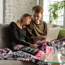 Love gift for her, anniversary gift for her, I love you gifts for women, love gifts for women, token of love, romantic gifts for women, partner gifts blanket 150 x 130 cm