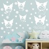 Kuromi Vinyl Wall Art Decal Set - 7" to 9"