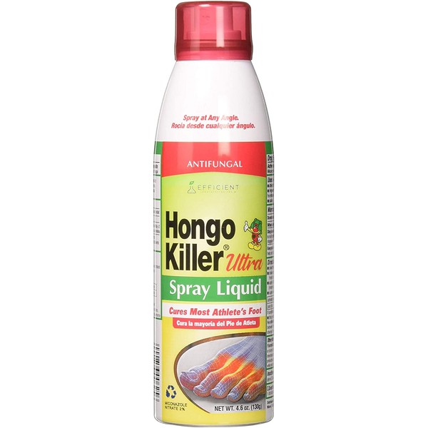 Hongo Killer Antifungal Ultra Spray Liquid 5.3oz - Athlete's Foot Treatment