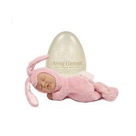 Anne Geddes Baby Bunny Pink Glitter