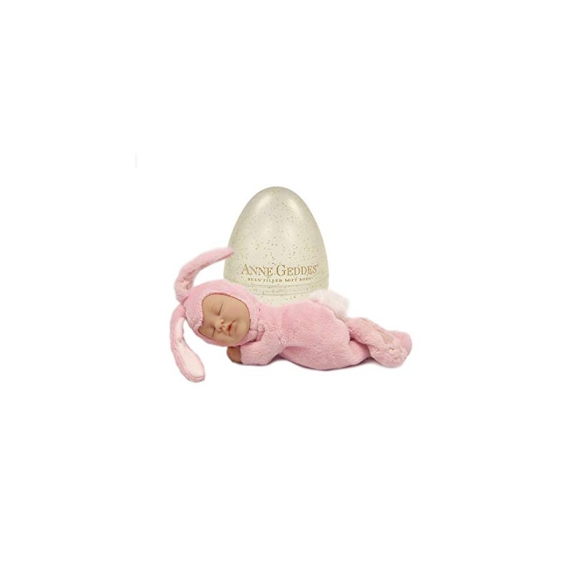 Anne Geddes Baby Bunny Pink Glitter