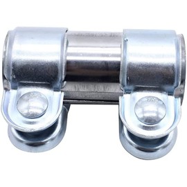 1 PC SHLPDFM Exhaust Clamps Exhaust Pipe Sleeve Connector Stainless Steel 35mm x 95 mm Clamp Universal Fits for Car Boat SUV Truck