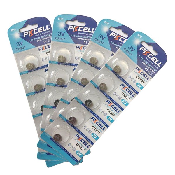 CR927 3V Lithium Battery Button Cell 20Pcs