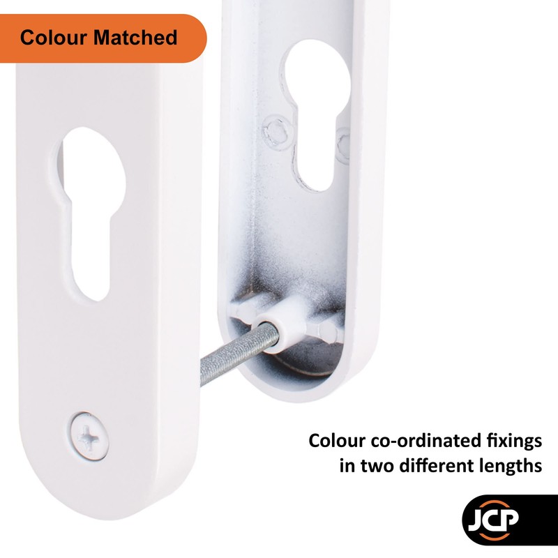 JCP PRO uPVC Door Handle Pair Set Sprung 92 PZ