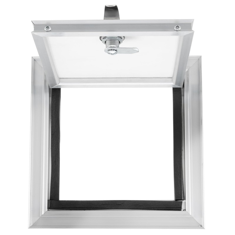 RecPro RV Square Baggage Door | Diamond Surface Plate |