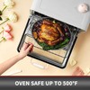 JY COOKMENT Granite Roaster Pan, 18' Enameled Roasting Pan with