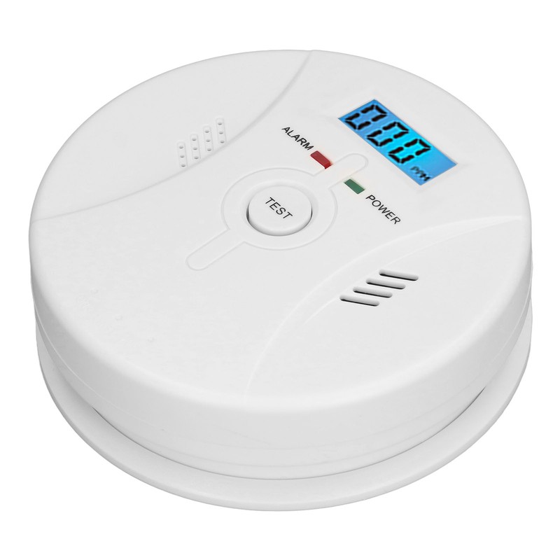 Smoke Detector Strong Sensitivity Fire Alarm Intelligent Detection LCD Display
