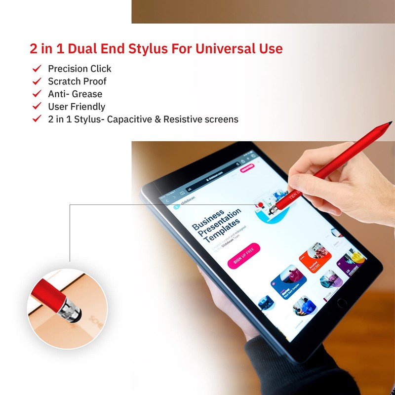 Tek Styz Pro Capacitive Resistive Stylus Universal 2 in 1