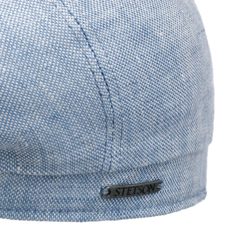 Stetson Hatteras Classic Linen Flat Cap Women/Men (55-62 cm) -