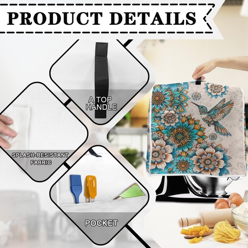 Annejudy Kitchen Aid Mixer Cover, Kitchen Stand Mixer Dust Cover