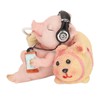 Pig Statue Mini Funny Casual Musical Resin Pig Art Figurine