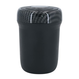 TOTMOX Car Indoor Mini Ashtray for Cup Holder, Designed with Lid and LED Night Light, Fire Resistant Good Sealing and Easy To Clean
