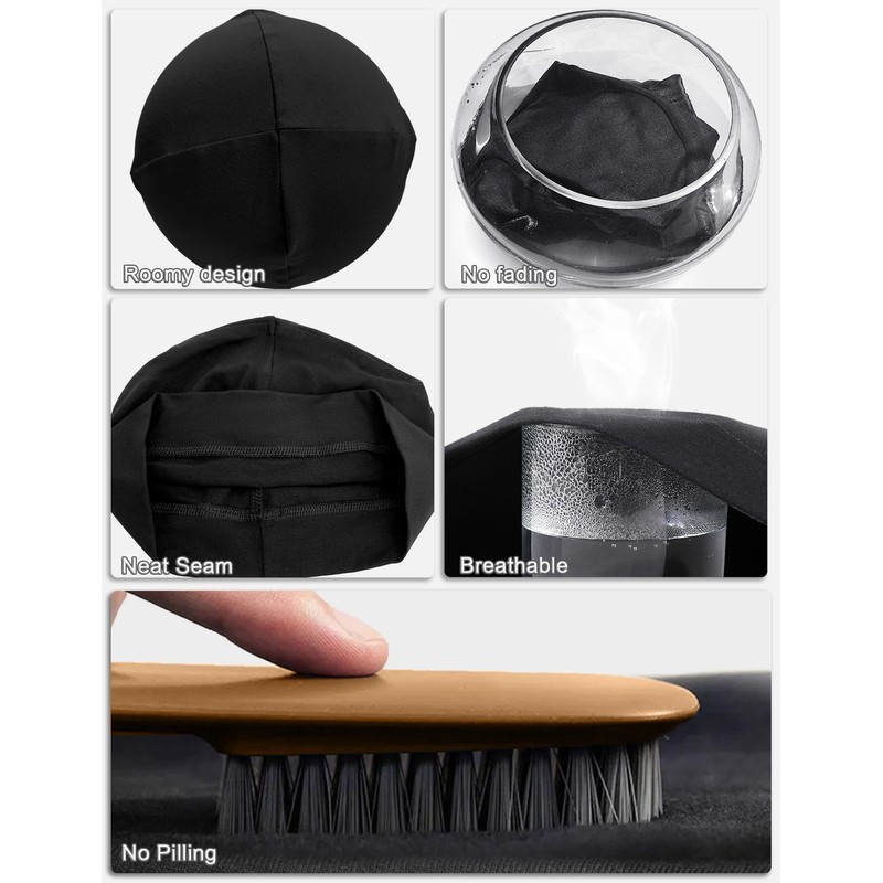 ROYBENS 97% Cotton Skull Caps Beanies for Men Women, Breathable