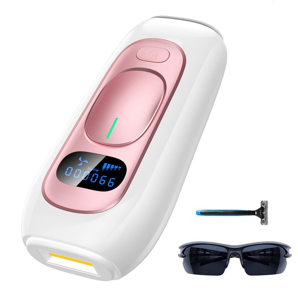 IPL Hair Removal Laser with 5 Energy Levels, Hair Removal Device with 999,900 Light Pulses and 2 Modes