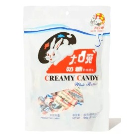 White Rabbit Creamy Milk Chewy Candy Rice Paper Wrapper Milk Candy