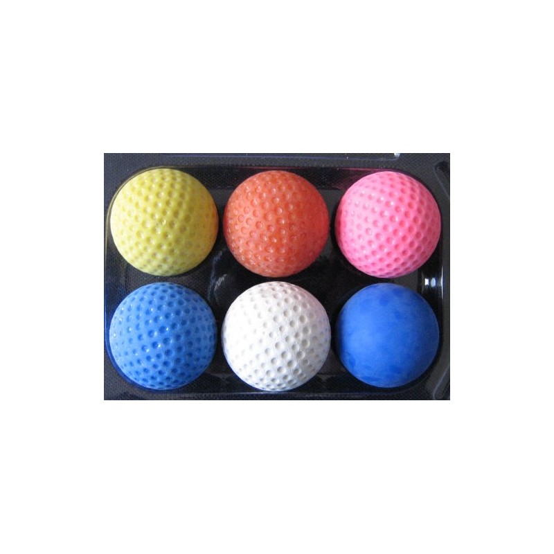 Golfas Pro Set Mini Golf Balls: 6 x Mini Golf