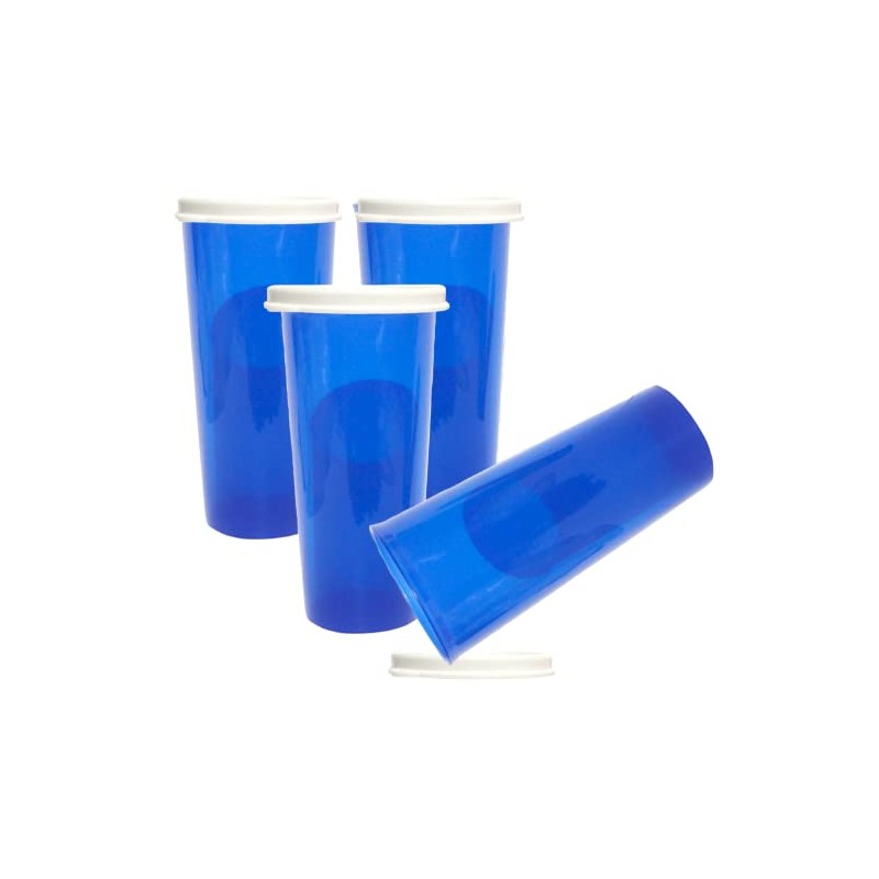 Tupperware Tumblers Straight Sided Tall Stacking Set 4 Royal Blue