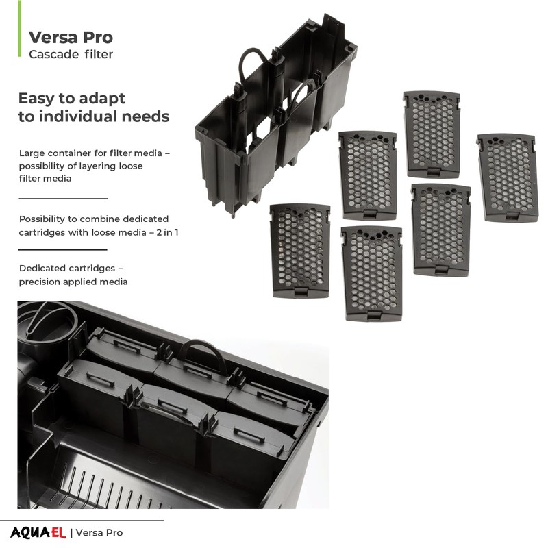Aquael Versa Pro 20 Power Filter - Hang On Back