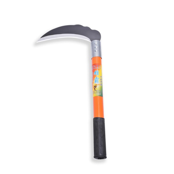 FOCMKEAS 1pce 14.17in/360mm Carbon Steel Billhook Brush Clearing Sickle for