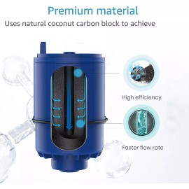 AQUA CREST Water Filter Replacement for RF-9999® Faucet , NSF Certified, 6 Pack