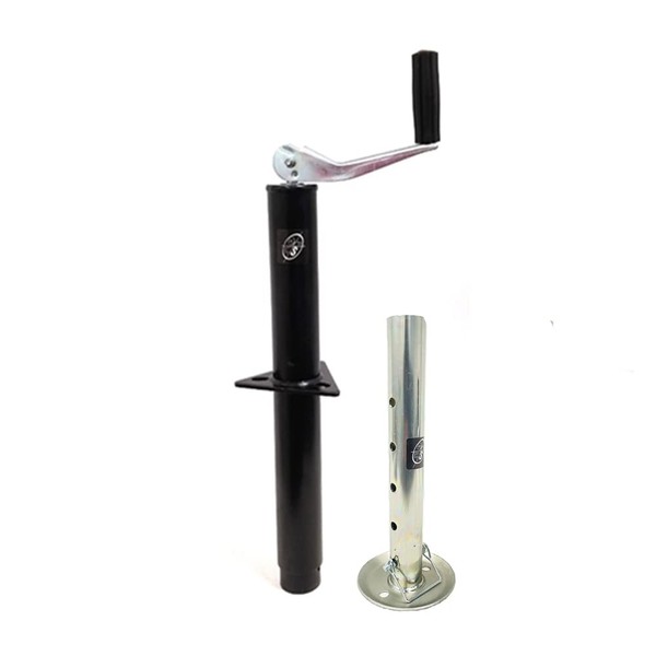 Southwest Wheel 5,000 lbs top Wind A-Frame Trailer Jack w/Zinc