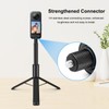 Invisible Selfie Stick + Tripod, 48in Extension Pole for Insta360