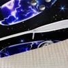 Galaxy Gamepad Pillow Cover Purple Lightning Design Gamepad Pillow Cover
