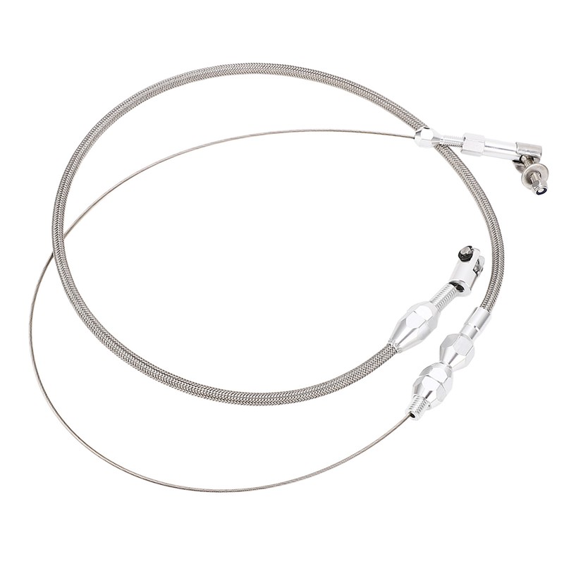 24in Throttle Cable Stainless Steel Flexible Easy Installation Throttle Wire