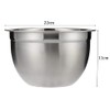 U HOME Deep Professional Quality Stainless Steel Mixing Bowl for