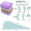 Glamza Microfibre Hair Towel Wrap Super Absorbing Twist Turban Hair