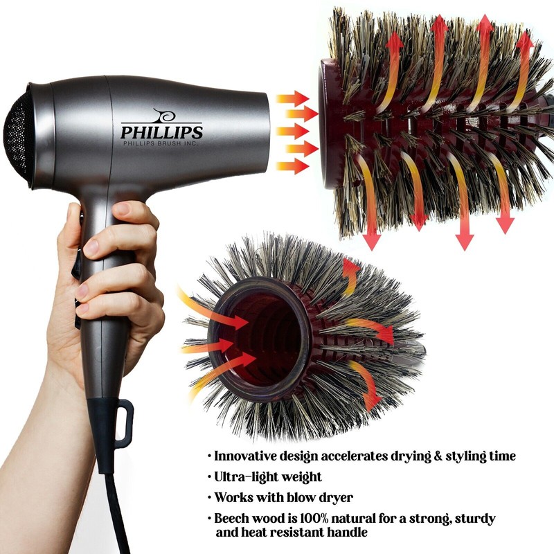 Phillips Brush Luxe Monster Vent 1 Professional Hair Brush 5”