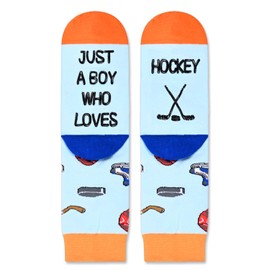HAPPYPOP Hockey Gifts For Kids Boys - Gifts For Hockey Players Lovers, Field Ice Hockey Gifts, Kids Boys Hockey Socks