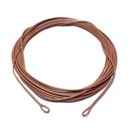 river peak trout leader braided core (9ft, intermediate stealthBrown)