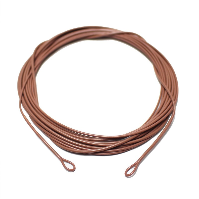 river peak trout leader braided core (9ft, intermediate stealthBrown)