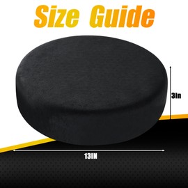 BALAPET 360 Degree Memory Foam Rotating Seat Cushion,Swivel Seat Cushion for Car, 3IN Thick Car Seat Pad for Elderly Assistance(13.5x13.5x3IN)