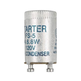 Norman Lamps FS5 Starter - Fluorescent Starter for 4W, 6W, 8W Lamps Turn and Lock Base