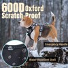 Dog Harness No-Pull with Front & Back D-Rings, Water-Repellent 600D