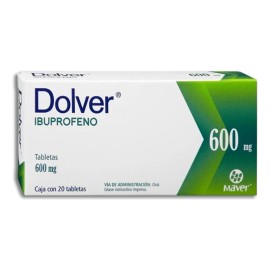 Dolver Tableta 600 Mg, 20 Tabletas