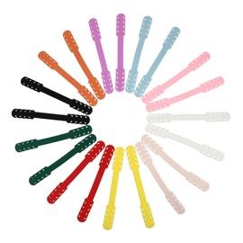 ORFOFE 20pcs Mask Rope Extension Buckle Mask Accessories Buckle Non-slip Surface Random Style