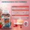 WellBoost Ashwagandha Max Gummies – 3000mg Ashwagandha & 250mcg Vitamin